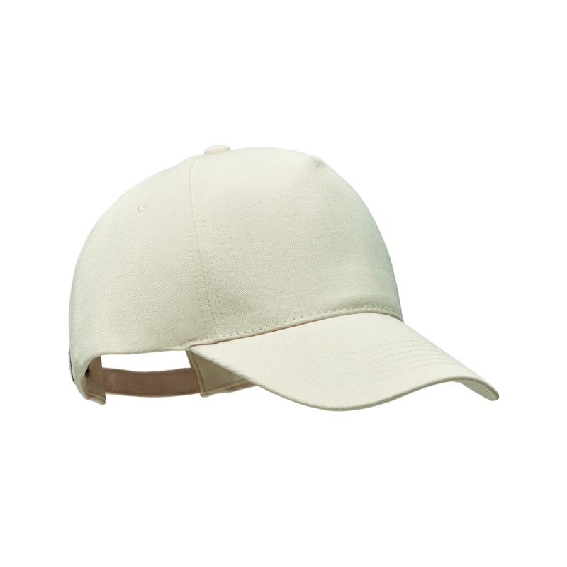 Gorra de algodón orgánico de 5 paneles Bicca Cap