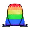 Mochila de cuerdas RPET arcoíris Bow