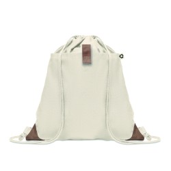 Mochila de cuerdas de algodón reciclado Panda Bag