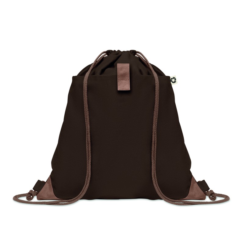 Mochila de cuerdas de algodón reciclado Panda Bag