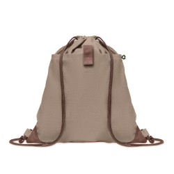 Mochila de cuerdas de algodón reciclado Panda Bag