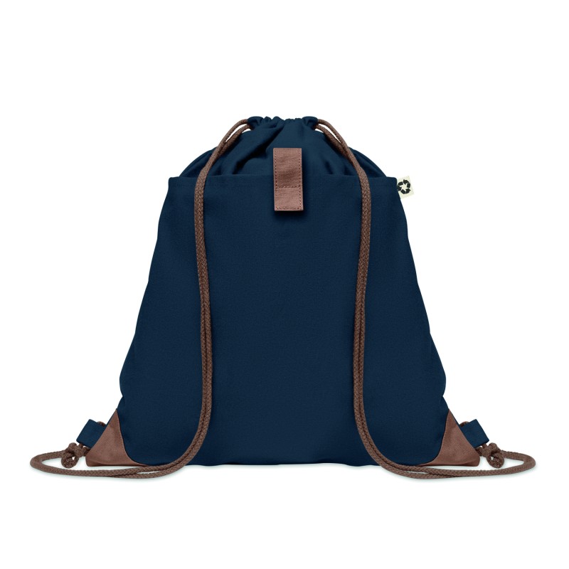 Mochila de cuerdas de algodón reciclado Panda Bag