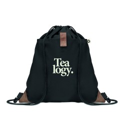 Mochila de cuerdas de algodón reciclado Panda Bag