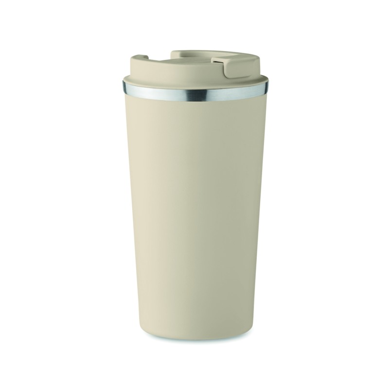 Vaso de doble pared de acero reciclado Brace + 510 ml