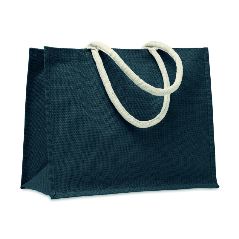 Bolsa de yute con asas de algodón Aura
