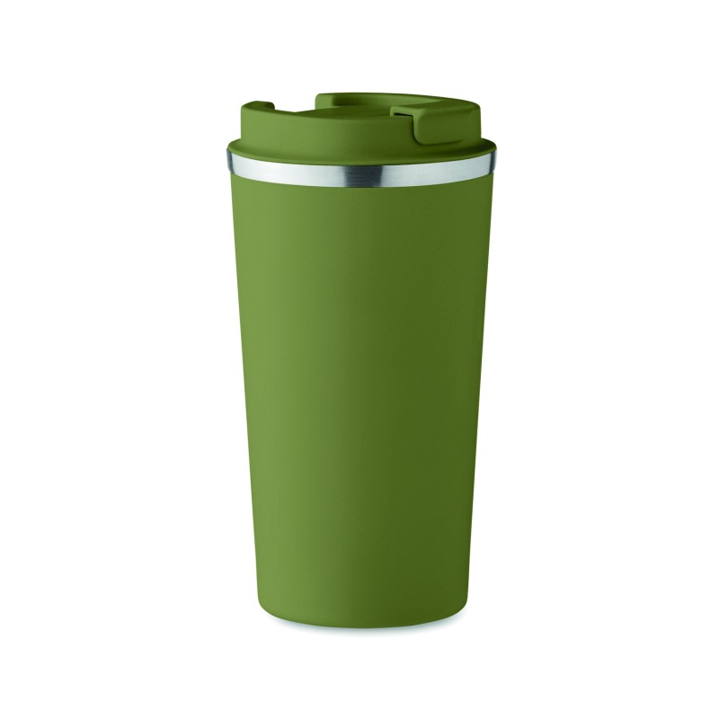 Vaso de doble pared de acero reciclado Brace + 510 ml