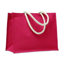 Bolsa de yute con asas de algodón Aura