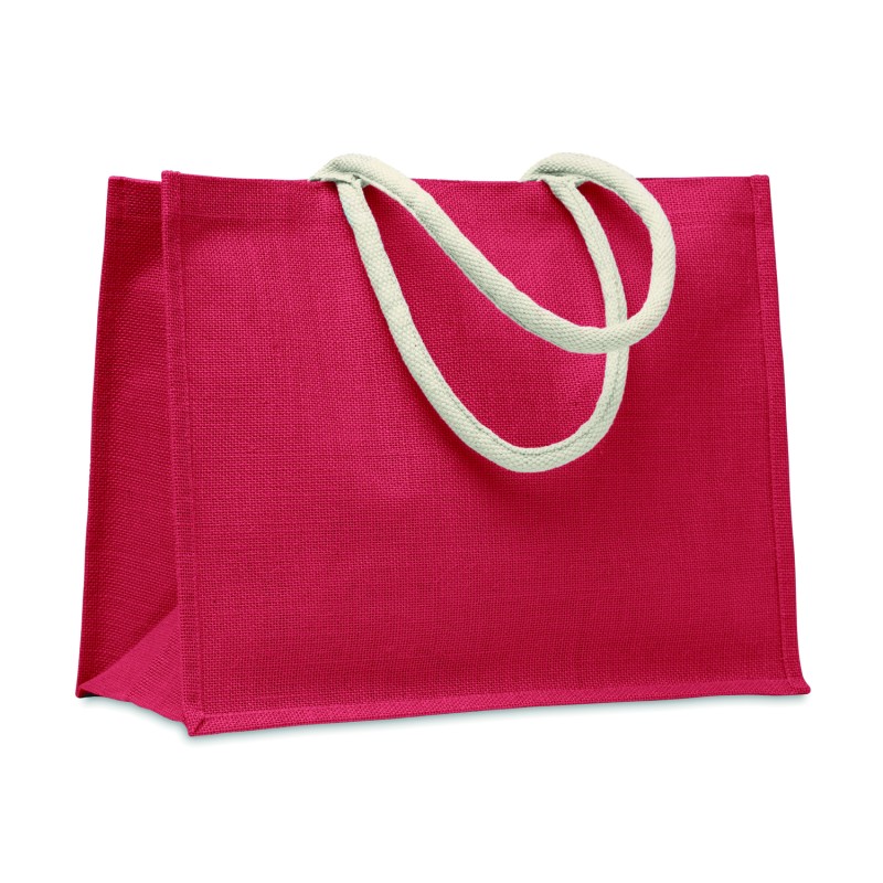 Bolsa de yute con asas de algodón Aura