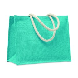Bolsa de yute con asas de algodón Aura