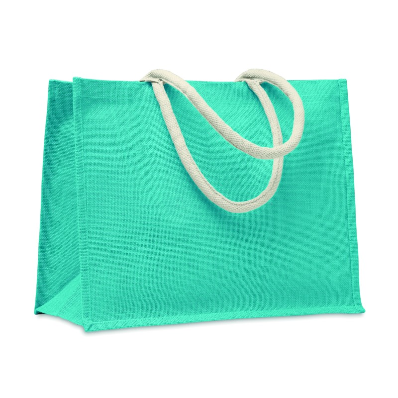 Bolsa de yute con asas de algodón Aura