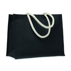 Bolsa de yute con asas de algodón Aura