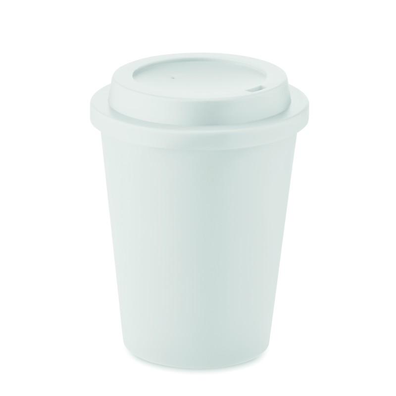 Vaso de doble pared de PP con boquilla Nola 300 ml