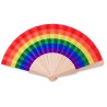 Abanico de madera rainbow Bowfan