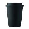 Vaso de doble pared de PP con tapa Sora 300 ml