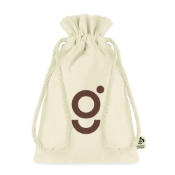 Bolsa de regalo de algodón orgánico pequeña Amber Small