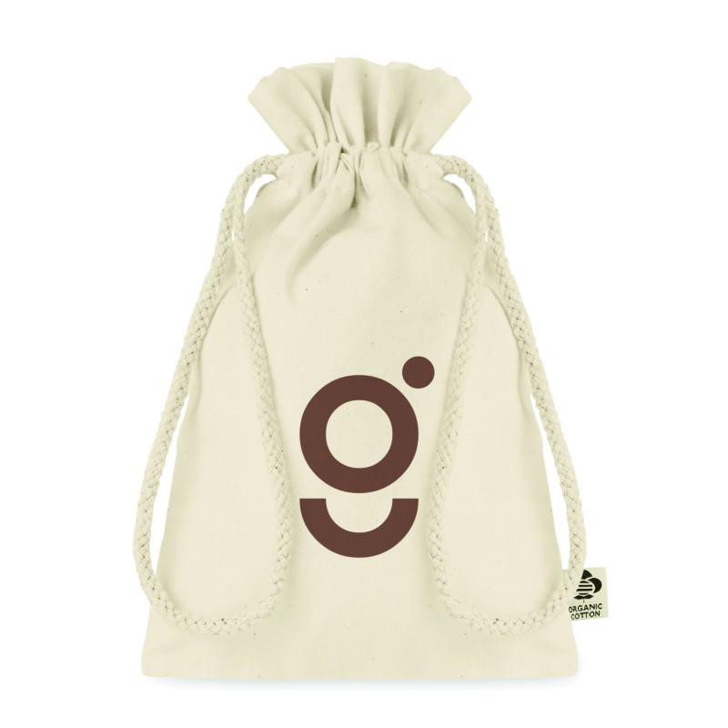 Bolsa de regalo de algodón orgánico pequeña Amber Small