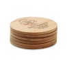 Set de 6 posavasos de bambú Bayin Set