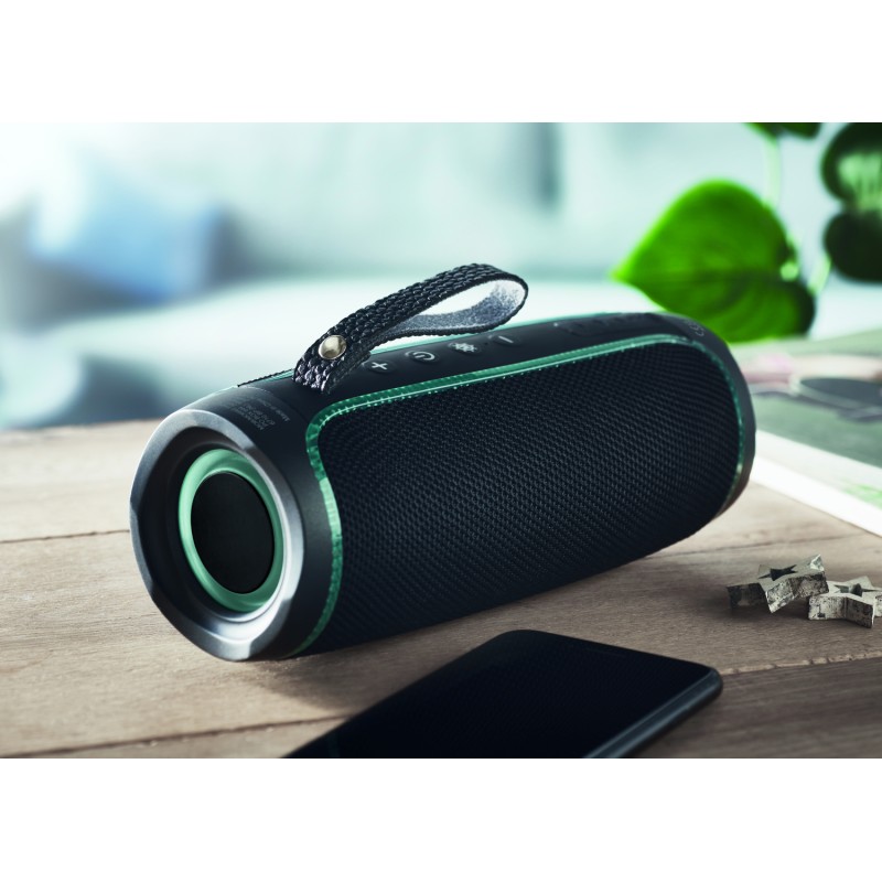 Altavoz inalámbrico IPX4 con luz LED Dima