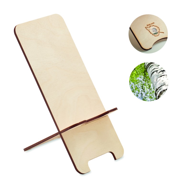 Soporte de móvil de madera con semillas Grouw Stand