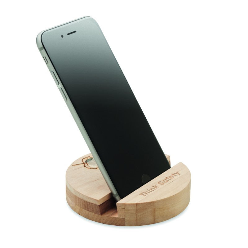Soporte de móvil redondo de abedul Grow Round Stand