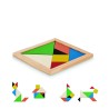 Rompecabezas tangram de madera Tangram
