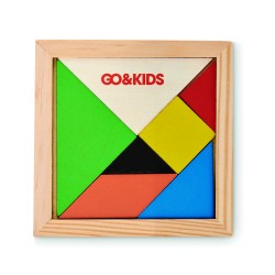 Rompecabezas tangram de madera Tangram