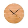 Reloj de pared redondo de bambú Esfere