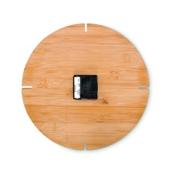 Reloj de pared redondo de bambú Esfere