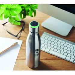Botella de acero con recordatorio de hidratación Dereo 500 ml