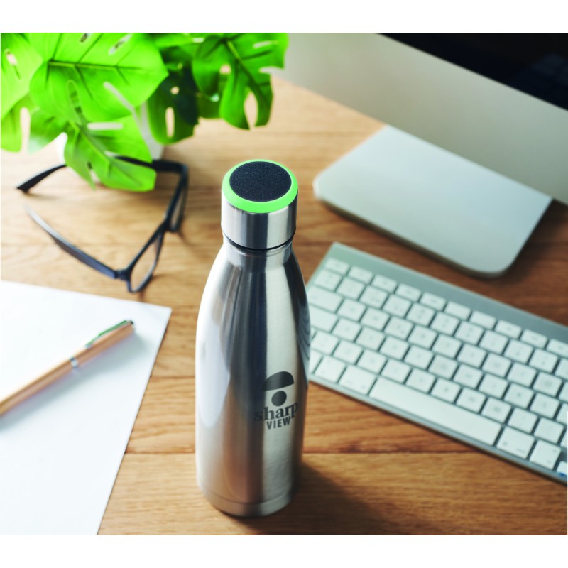 Botella de acero con recordatorio de hidratación Dereo 500 ml