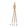 Cable de carga 3 en 1 de corcho Cabie