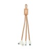 Cable de carga 3 en 1 de corcho Cabie