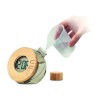 Reloj de escritorio de bambú por agua Droppy Lux