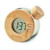 Reloj de escritorio de bambú por agua Droppy Lux
