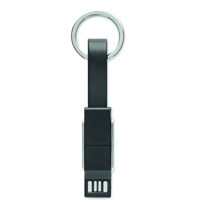 Llavero con cable de carga 4 en 1 Key C