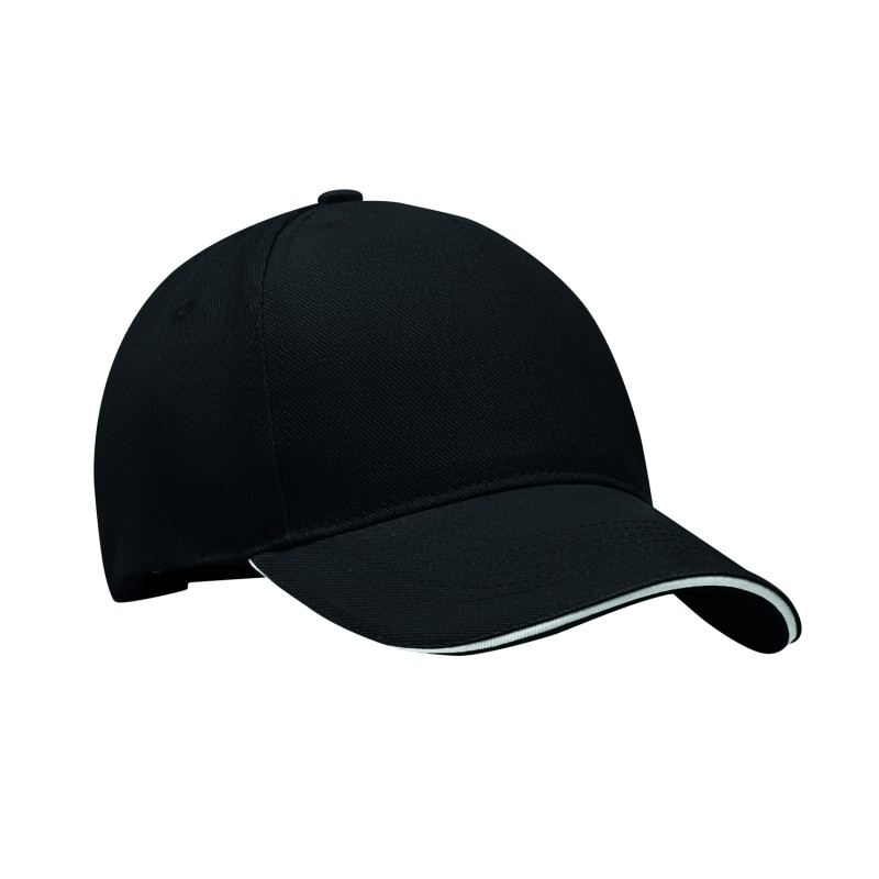 Gorra de béisbol de algodón de 5 paneles Long Beach Singa