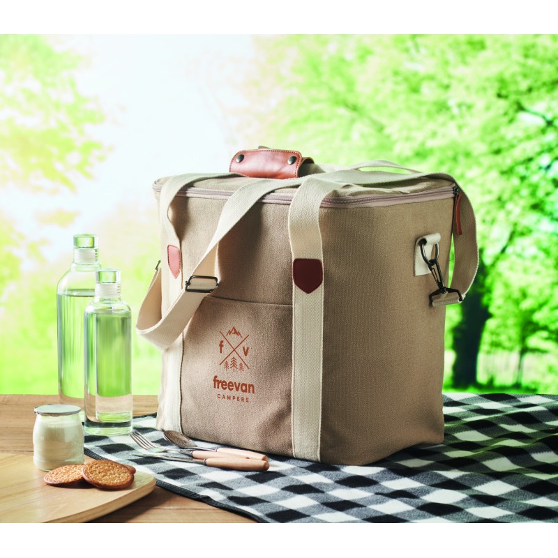 Mochila nevera de canvas grande Kecil Large