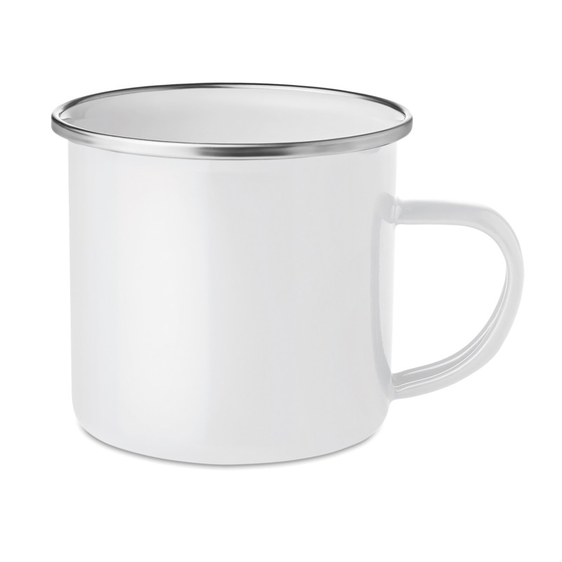Taza esmaltada para sublimación Plateado 350 ml