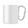 Taza de metal esmaltada con mosquetón Arom 300 ml