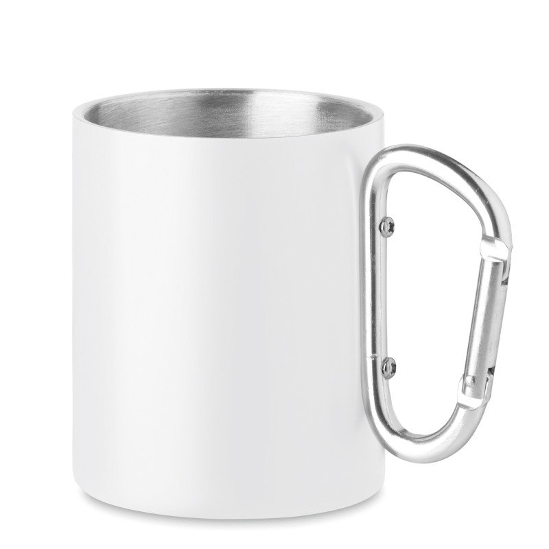 Taza de acero de doble pared con mosquetón Trumba 300 ml