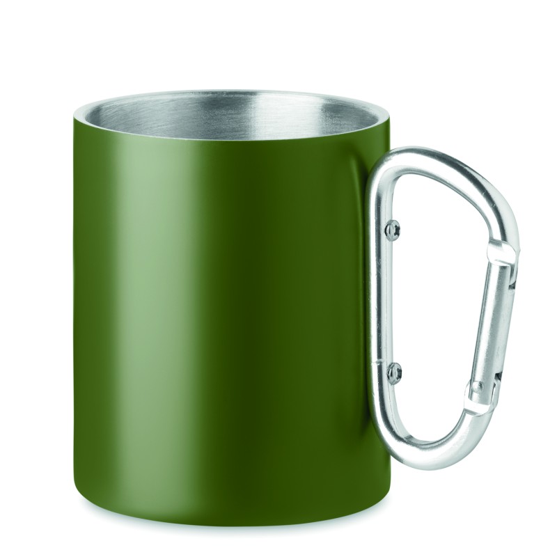 Taza de acero de doble pared con mosquetón Trumba 300 ml