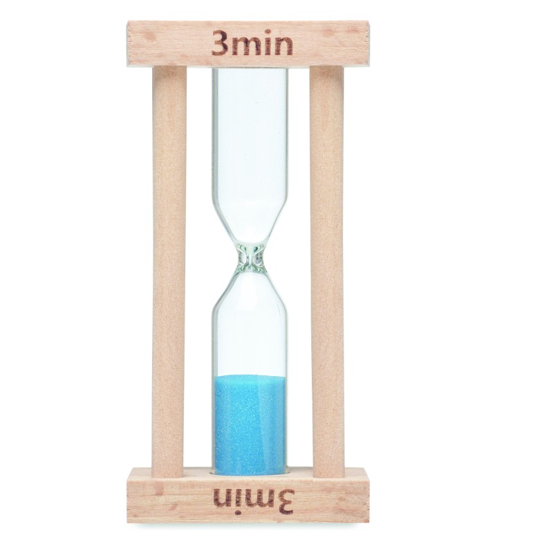Reloj de arena de madera Ci 3 minutos