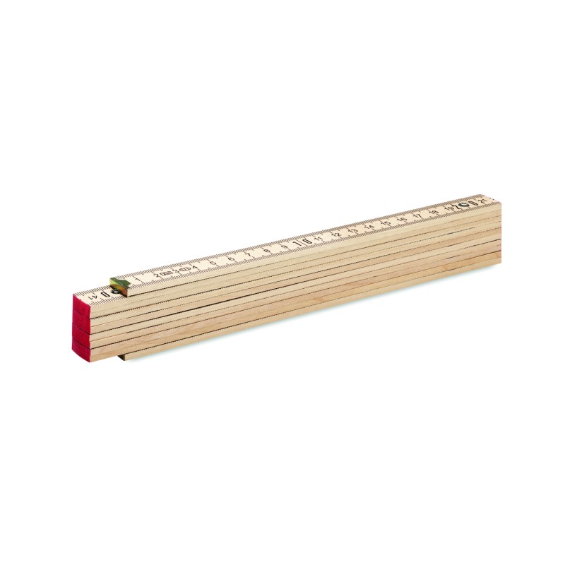 Metro de carpintero de madera Ara 2 m