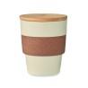 Vaso de PP con funda de corcho Galao 300 ml