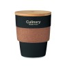 Vaso de PP con funda de corcho Galao 300 ml