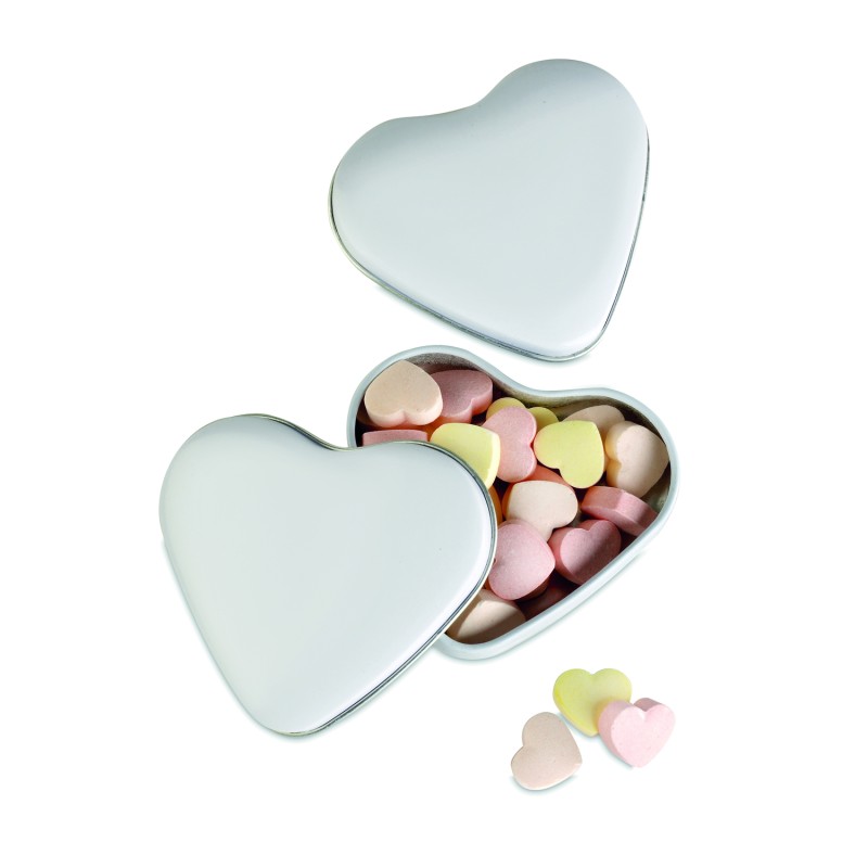 Caja de caramelos con forma de corazón Lovemint