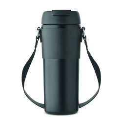 Vaso de doble pared con pajita Aira 700 ml