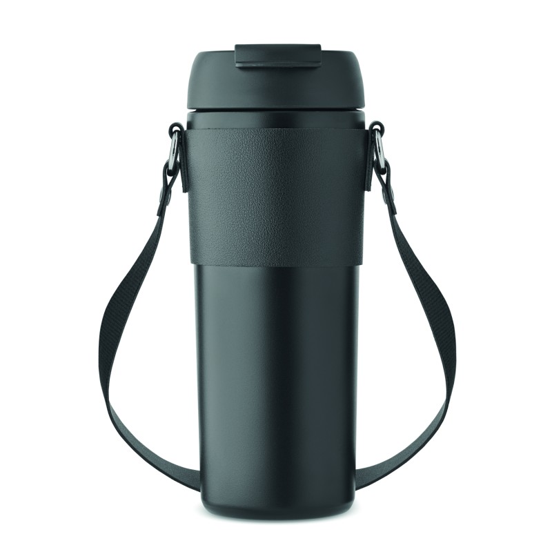 Vaso de doble pared con pajita Aira 700 ml