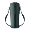 Vaso de doble pared con pajita Aira 700 ml