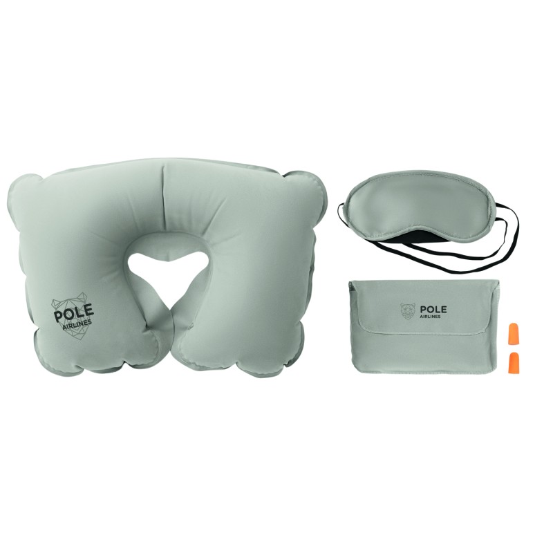 Set de viaje con almohada y antifaz Travelplus